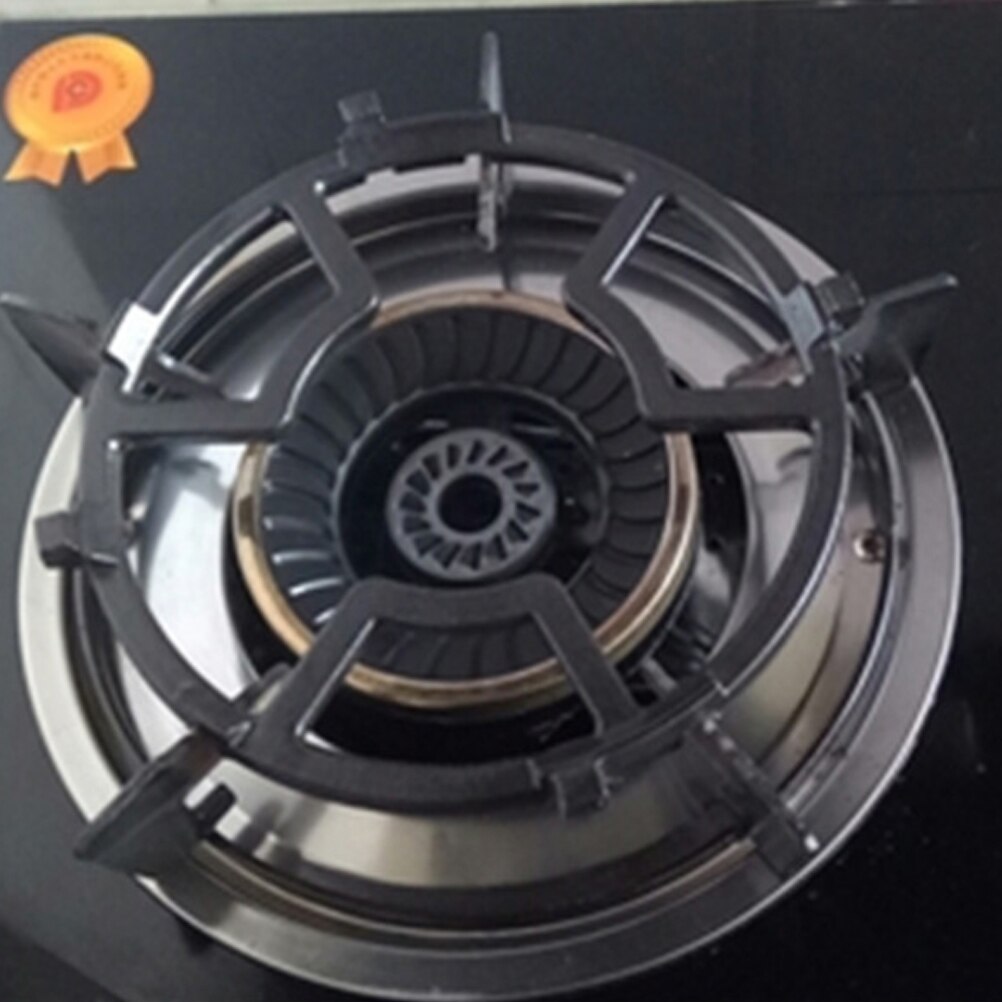 Universal Cast Iron Wok Pan Support Rack Stand for Burner Gas Stove Hobs Cooker (Black)