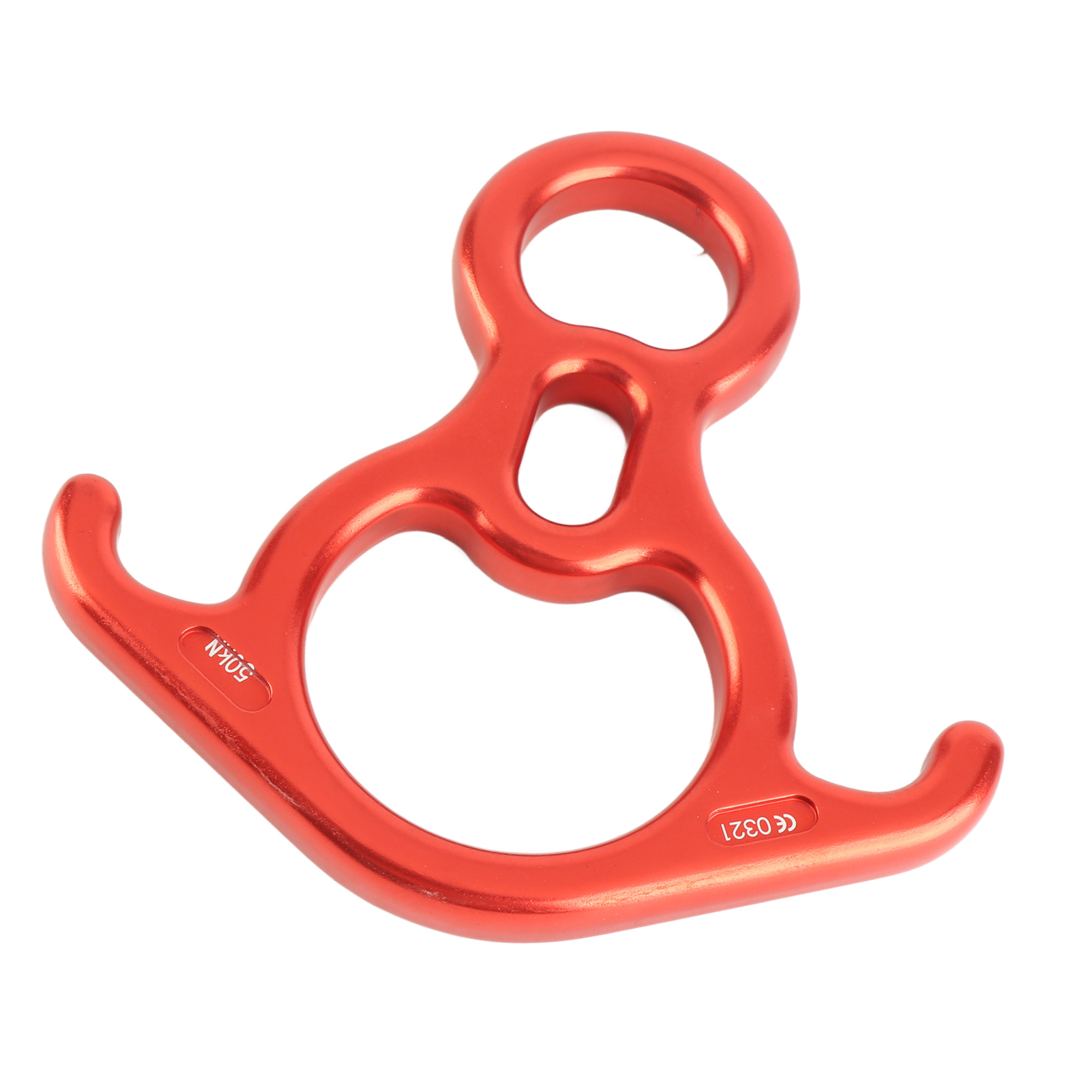 Figura de 50KN, descenso de cuerda de 8 palabras, Rappel, equipo de escalada en roca, descenso de 50KN, escalada, descenso de 8 cuerdas
