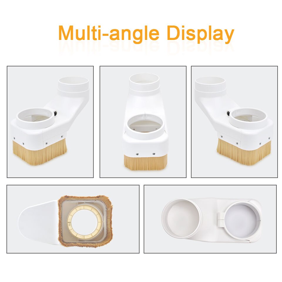 Daedalus CNC Router Dust Shoe CNC Dust Cover Spindle Engraving Milling Machine Brush Cleaner Woodworking Tools