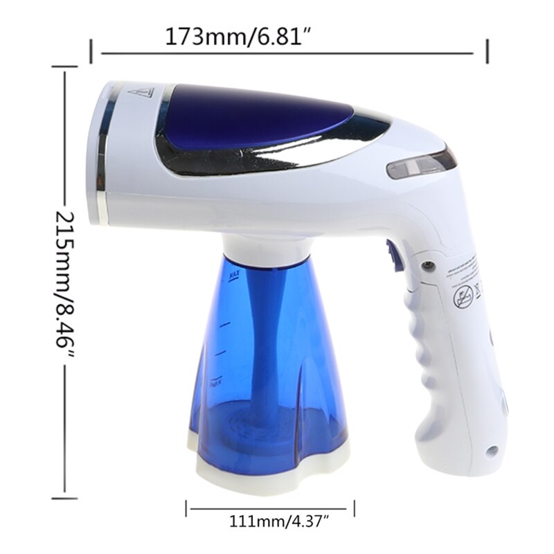 Folding Handheld Ironing Machine 1600W Mini Garment Clothe Steamer Electric Iron