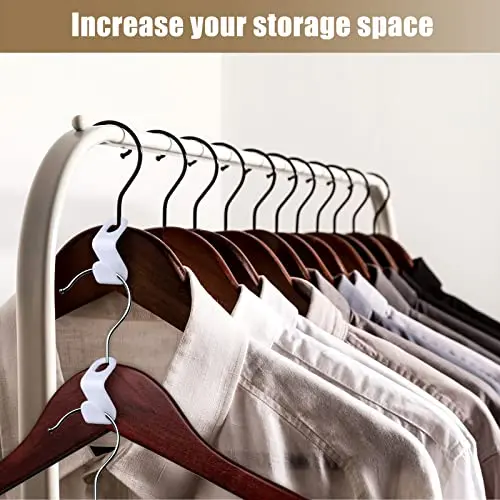 5/10Pcs Clothes Hanger Connector Hooks Cascading Hooks Space Saving Hanger Extenders Hook For Closet Clothes Organizer Hanger