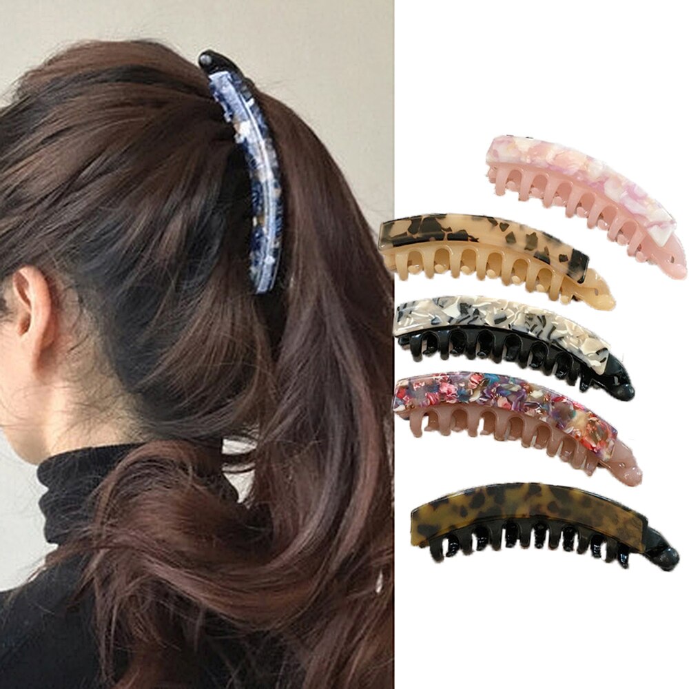 Banana Clips Hair Claw Clip For Women Lady Tines Hair Crab Hair Twist Hair Pin For Girls Hair Accessories