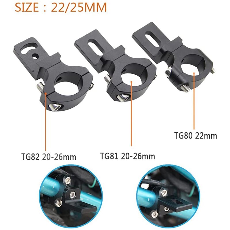 Universal 22mm 25mm 7/8Inch Motorcycle Headlight Bracket Spotlight Holder Tube Clamp for Cafer Racer Chopper,TG82