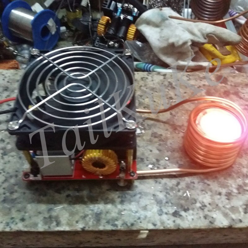 ZVS high frequency induction heating with over-current protection input voltage 18V-50V