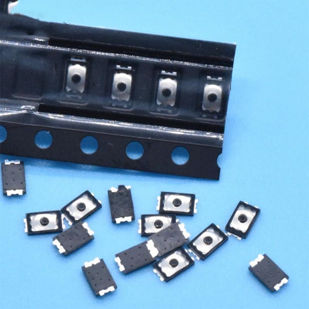 Chave de película fina do telefone, botão do PWB, interruptores leves do toque de SMD, 2x3x0.65mm, micro interruptor de 4 pinos, botão tátil, 50pcs: Default Title