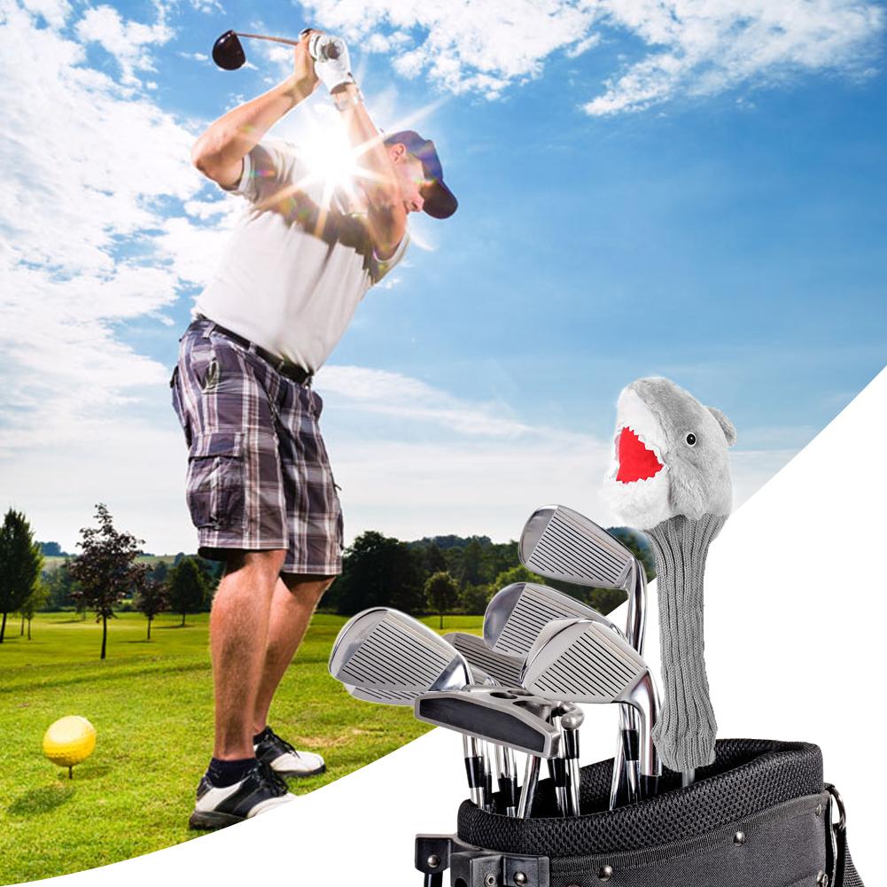 Couvre-chef de Club de Golf en molleton de Style requin couvre-chef de Club de Golf pour accessoires de Golf en bois No.3 No.5