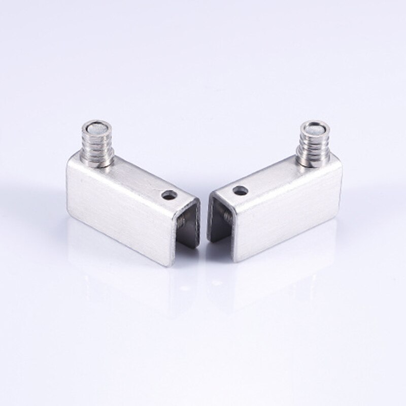 1/2/4pcs Stainless Steel for 5-8mm Glass Door Glass Pivot Clamps Door Hinges YE
