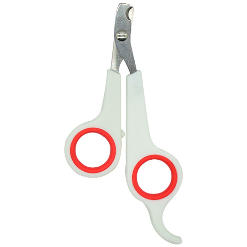 Coupe-ongles en acier inoxydable | Chiens de compagnie, chat, coupe-ongles, ciseaux de toilettage pour animaux chats griffe d'orteaux, outils fournitures pour animaux: White Red