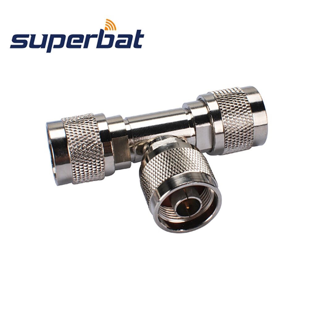 Superbat 5 stücke N RF Adapter N Stecker auf N Stecker 3 Weg "T" Typ RF koax stecker
