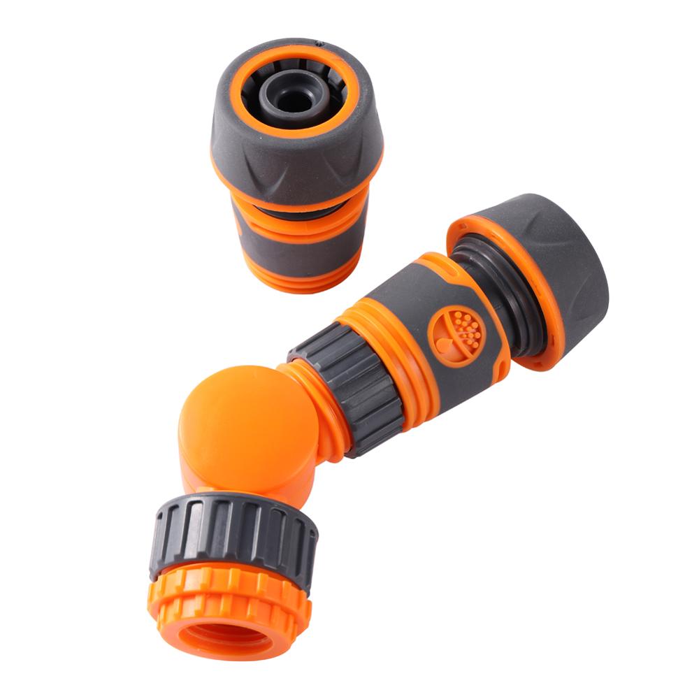 180° Rotatable Quick Connector 1/2" 3/4" Water Pipe Fast Access Coupling Joint Garden Agriculture Greenhouse Irrigation Fittings