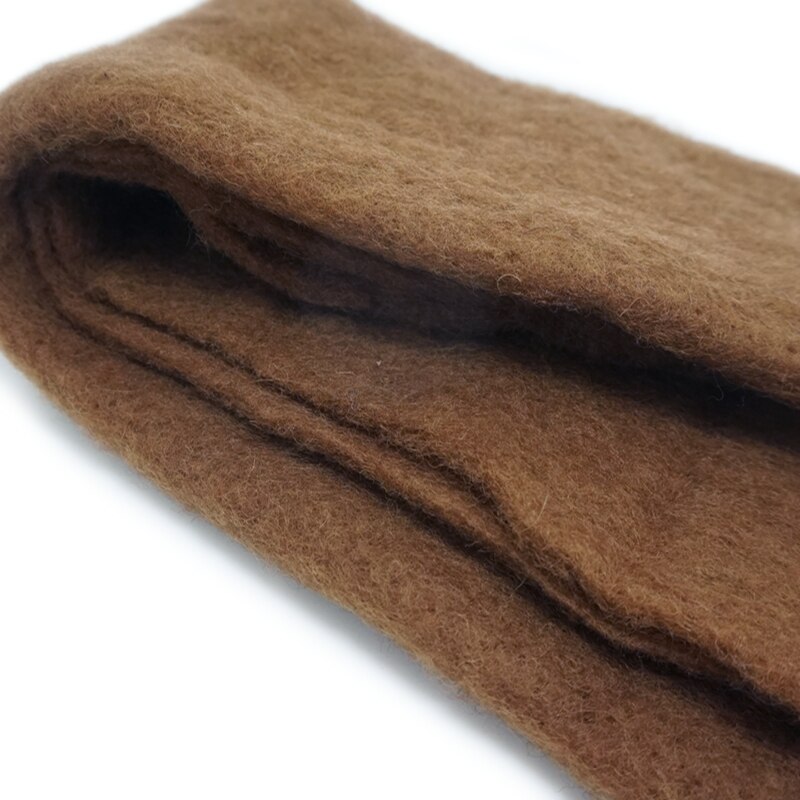 Natural wool Batt /semi-felting wool for needle felt, felting needle ,Spinning fiber, Photo props Light brown