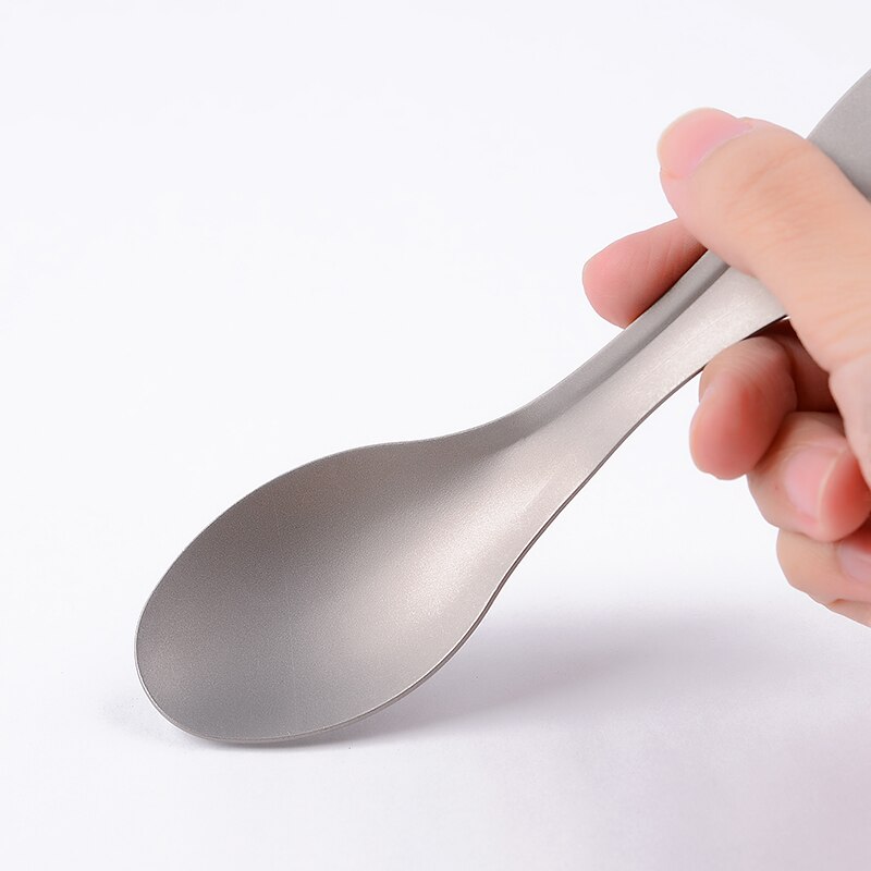 Titan Spork Mini Tragbare Leichte Titan Geschirr Ultraleicht Reinem Titan Löffel Gabel Außen Camping Picknick