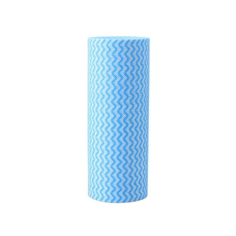 Wegwerp Lui Rag Wasbare Vaatdoek Keuken Huishoudelijke Niet-pluizende Niet-geweven Stof Niet Te Touch Olie Papier servetten Voor Thuis: Blauw