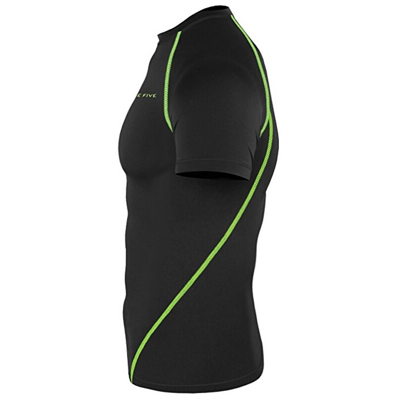 Premium take five heren compressie onder basislaag top strak korte mouw  -051-