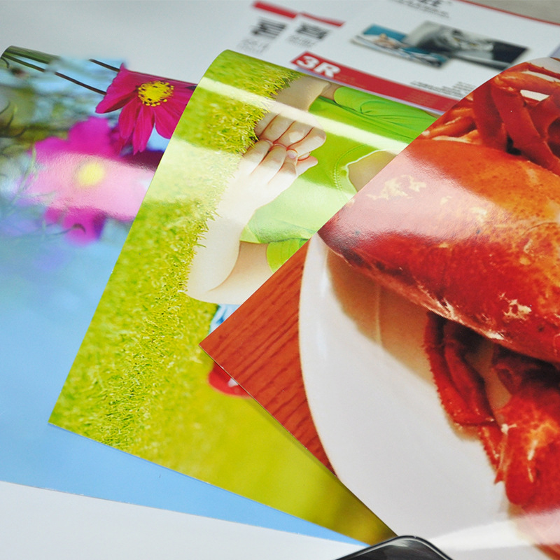 50 ark  a4 a5 inkjet-printere med farveindpakning højglans fotopapir fotostudie fotograf billedbehandling 230g printpapir