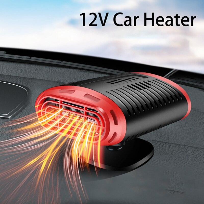 portatile macchina stufa 12V 120W alto potenza in macchina stufa veloce il riscaldamento fan per fresco fan &amp; mantenere caldo: rosso