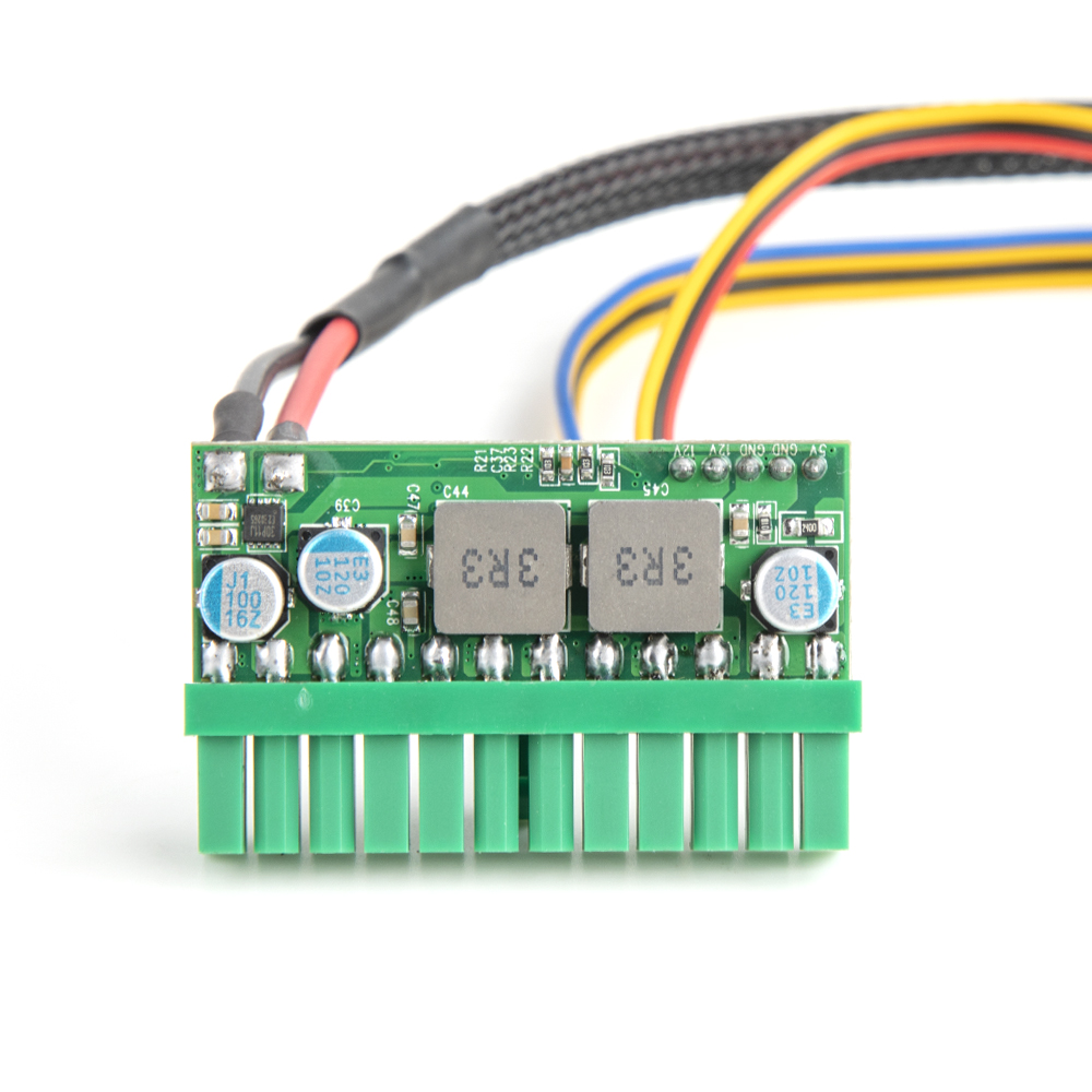 RGEEK DC 12V 160W 24Pin ATX Connect with Motherboard Mini ITX Power Supply Pcio PSU Module for PC Gamer Computer