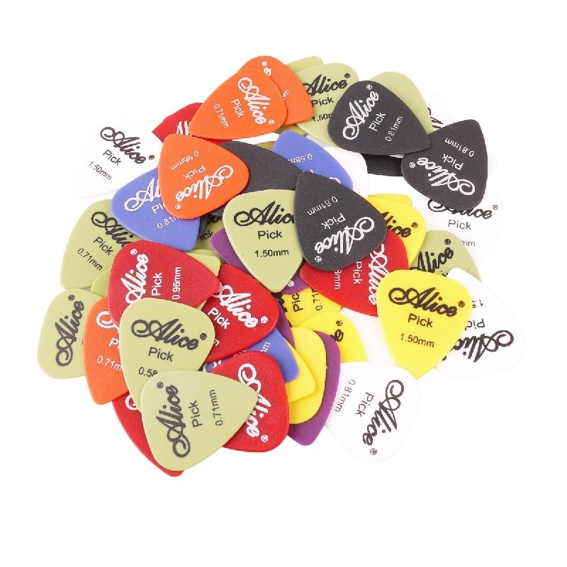 60pcs Alice Guitar Picks Multi Matte ABS Custom Guitarra Pics Plectrum Accessories Guitarist Musical Instrument Guitarpicks
