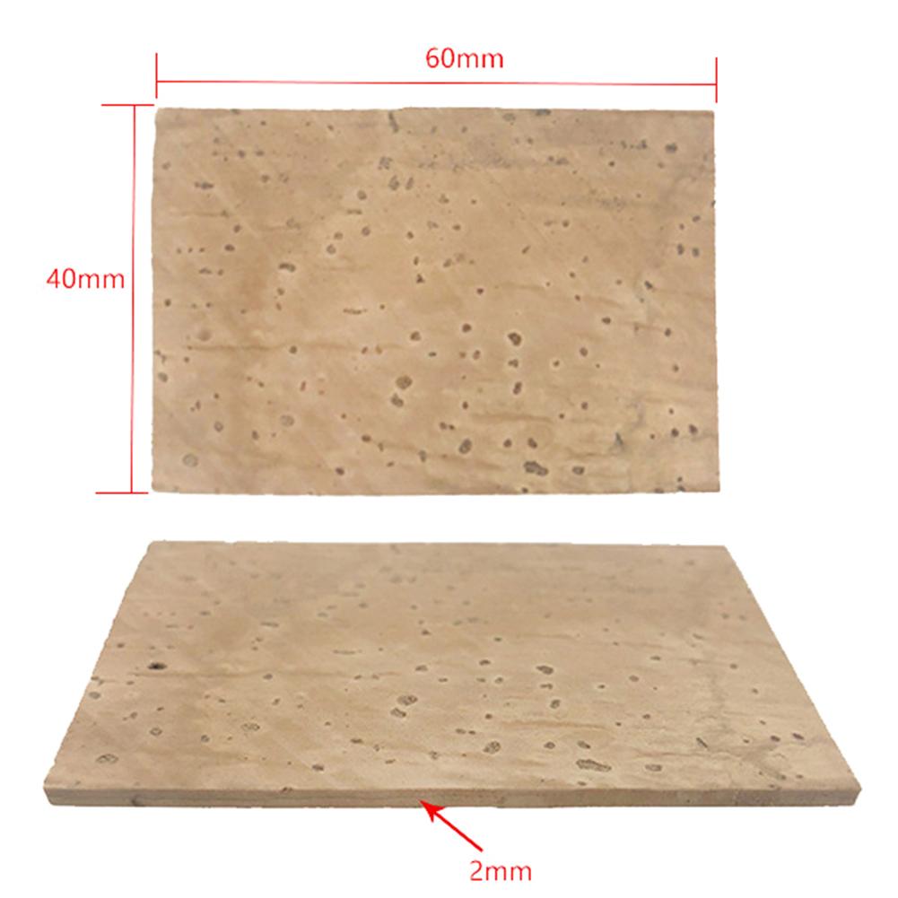 10Pcs Natural Sax Saxophone Neck Cork Sheet Mat Musical Instrument Accessories