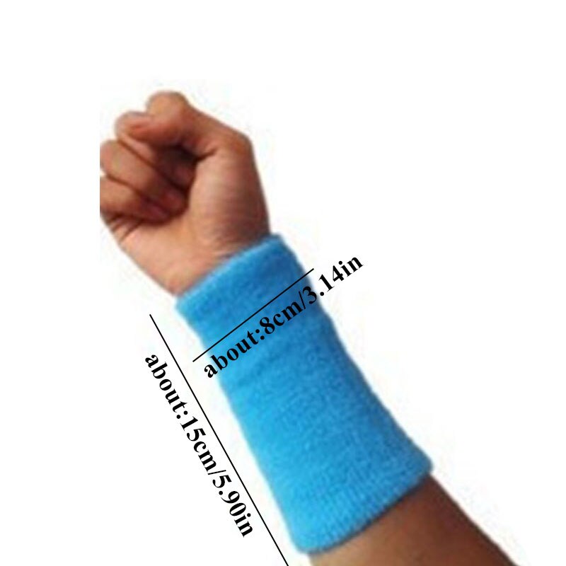 Bracelet anti-transpiration pour sport, fitness, Yoga, bras, manche absorbant la sueur, serviette, attelle, équipement de protection, 1 pièce