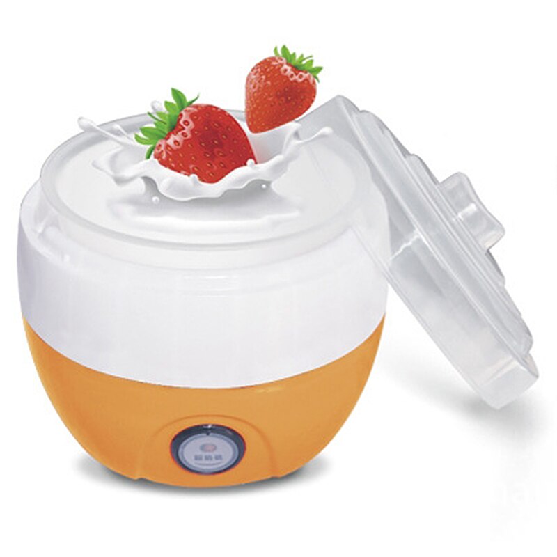 Elektrisk automatisk yoghurt maker maskine yoghurt diy værktøj plastbeholder køkken apparat eu stik