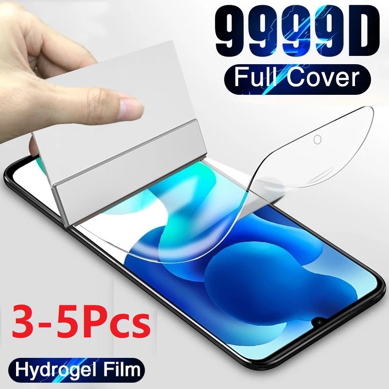 3-5 stk. hydrogelfilm til vivo  v27s y36 y78 y77t y78t y78m y200 y200e y100i y100t v30 skærmbeskytter
