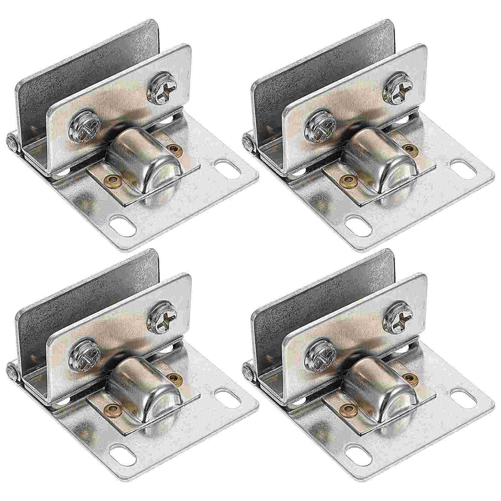4pcs Glass Door Clip Hinge Glass Gate Pivot Hinge Glass Shower Door Hinges