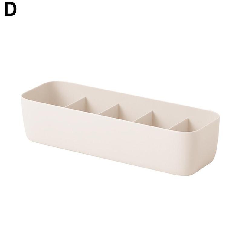PP Underwear Bra closet Organizer Desktop Cabinet Divider Storage Box Drawer organization storage Box For Scarves Socks Bra: apricot A