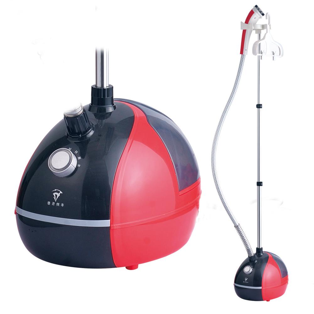 360 ° Drehung Dampfenden pinsel 2,5 L Einstellbare Vertikale Flache Dampf Eisen Kleidung Dampfer lila GS43: Schwarz