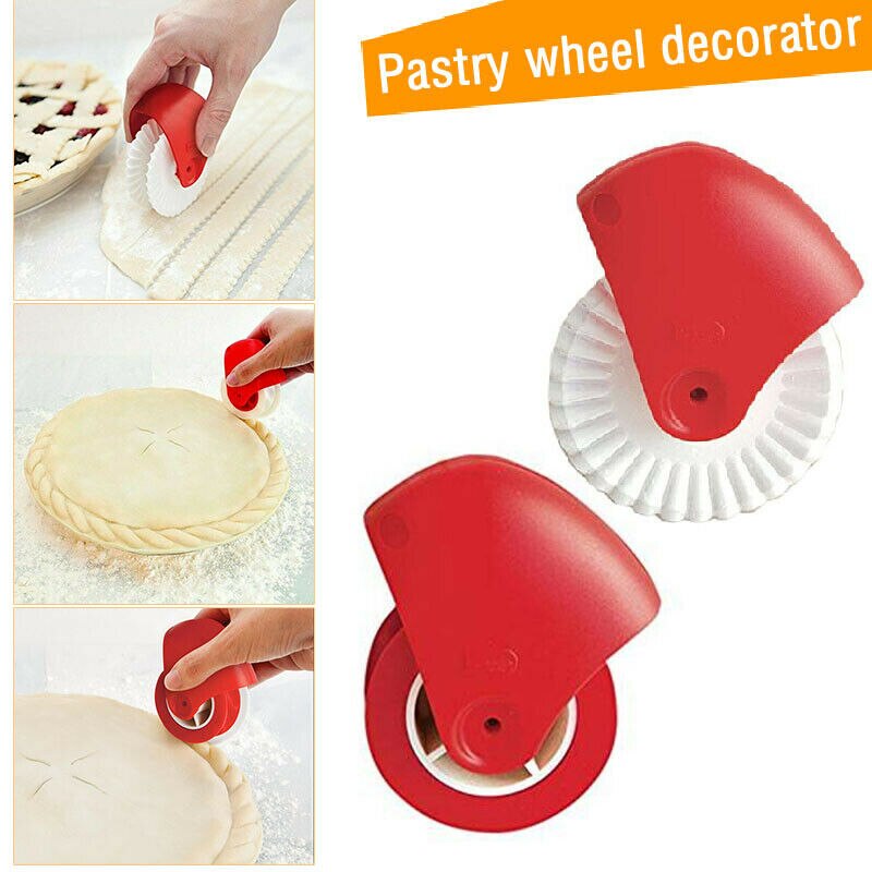 Dough Cutting Tools Pastry Baking Rolling Wheel Cutter DIY Pizza Lattice Apple Pie Decor Biscuits Noodle Maker Kitchen Tools