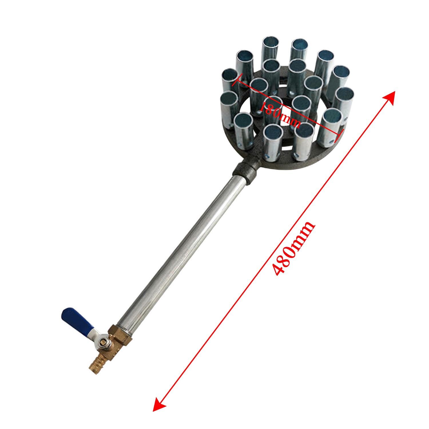 Cast Iron Burner for stove natural gas liquefied oven stove kitchen propane portable gas jet burner stove 5/7/9/12/18 hole 1pc