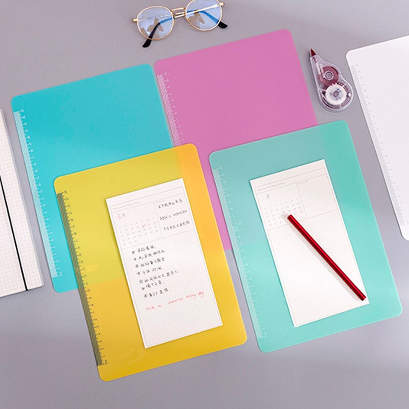 Soporte de papel para bloc de escritura de colores, herramienta Flexible antideslizante para tablero de dibujo de pintura para estudiantes de oficina LHB99