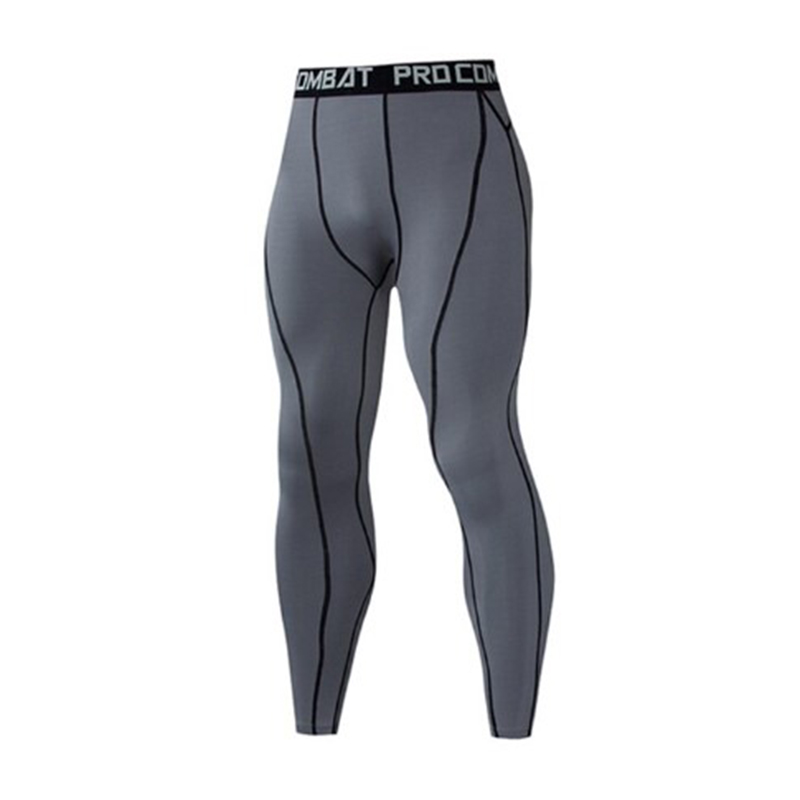 Kompresjonsbukser for menn tights leggings for løping, trening, sport, fitness, hurtigtørkende passform, jogging, treningsbukser