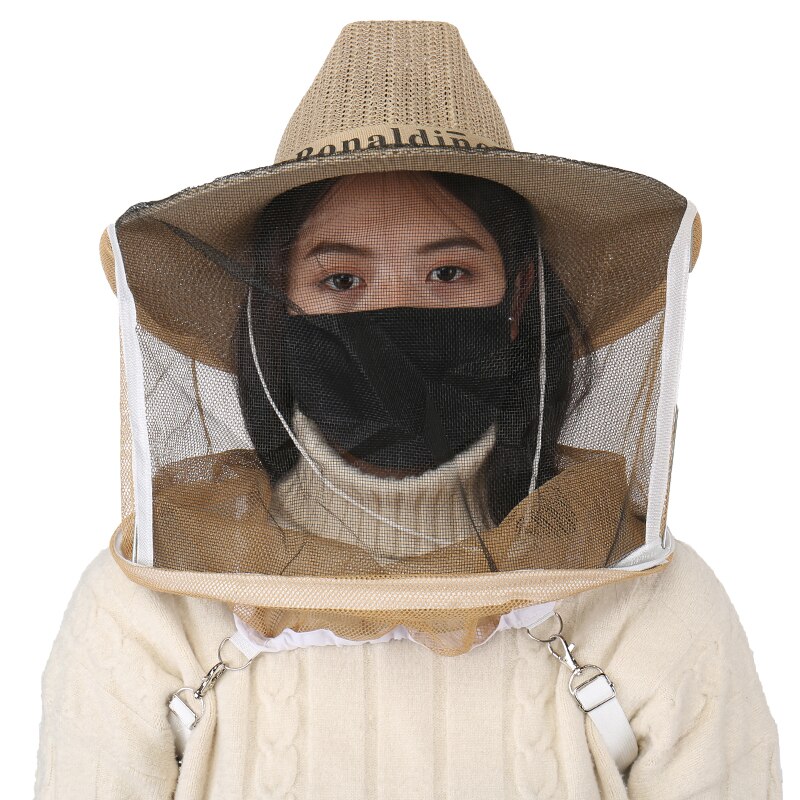 Beekeeping Beekeepers Hat Veil for Bee Protection During Beehive Maintenance