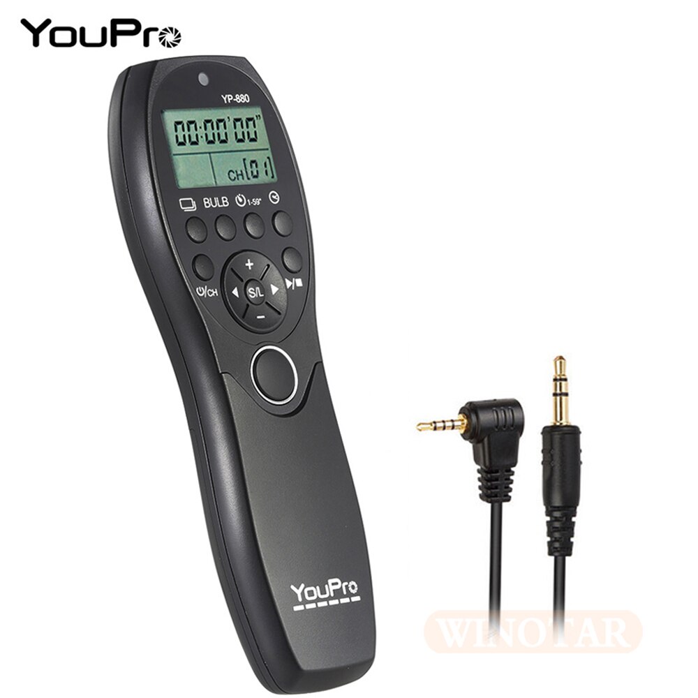 YP-880/L1 Timer Afstandsbediening Voor Panasonic DMC-G7 G9 G10 G85 FZ2500 FZ1000 FZ300 GF6 GH1 GH2 GH3 GH4 GH5 GX8 GX7 DMW-RS1