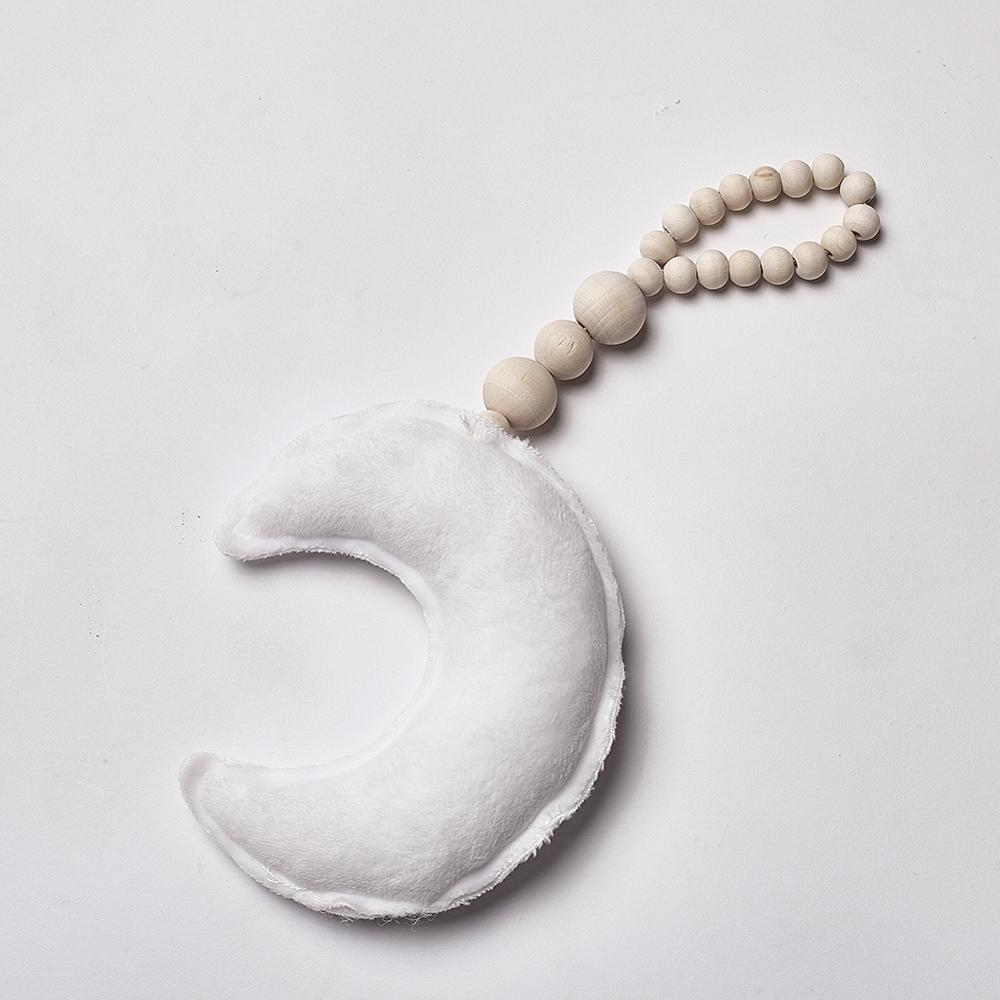 Babykamer Decoratie Baby Accessoires Kamer Baby Spullen Voor Pasgeborenen Baby Room Decor Moon Star Houten Kralen Fotografie Props
