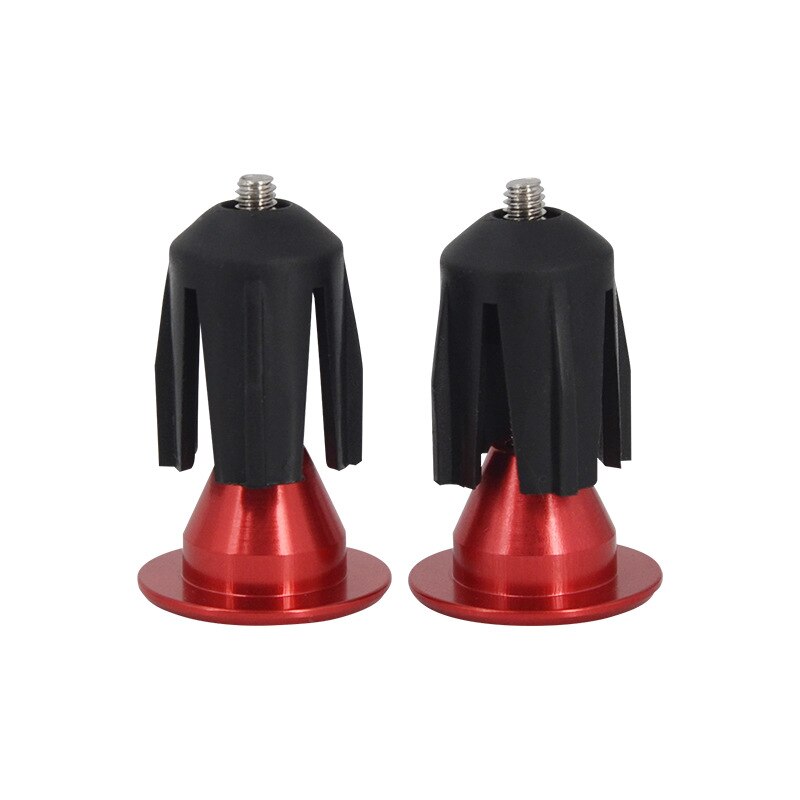 1pair Bicycle Grip Handlebar End Cap Aluminium Alloy Lock Mtb Cycling Handle Bar Grips End Plugs For Bike Handlebar Accessoies: red