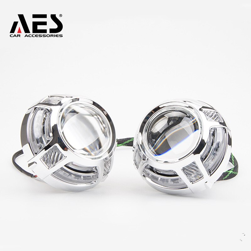 AES 3 "LED cubierta de la cubierta de faro cuadrado blanco y amarillo Interruptor blanco