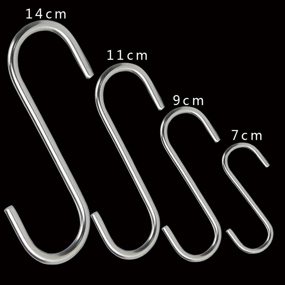 Metalen S-Vormige Haken Keuken Opslag Houders Sluiting Diversen Organizer Gietijzeren Opknoping Rvs S Haken Kleerhanger