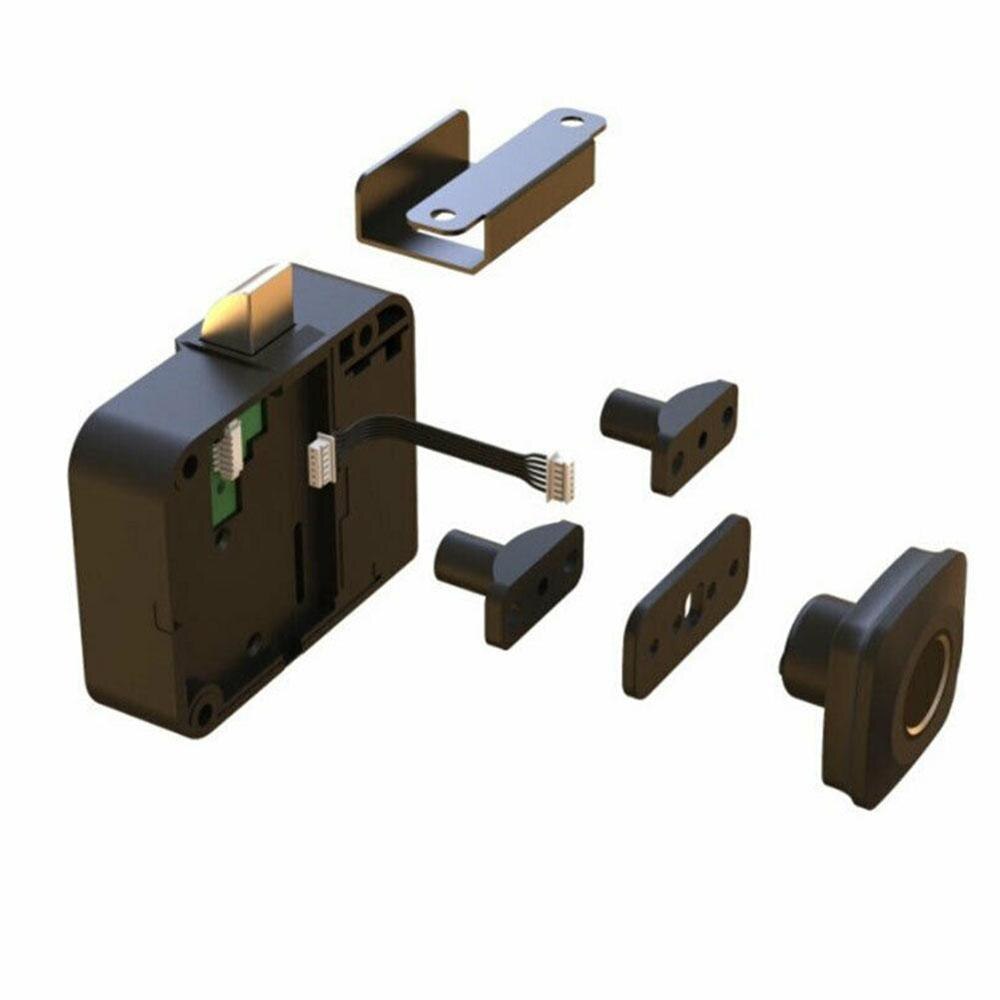 Smart Fingerprint Lock Drawer Lock Cabinet Lock Free Cabinet Cabinet Lock Wardrobe Office Anti-Theft Shoe Lock Door Lock Ho F3U5