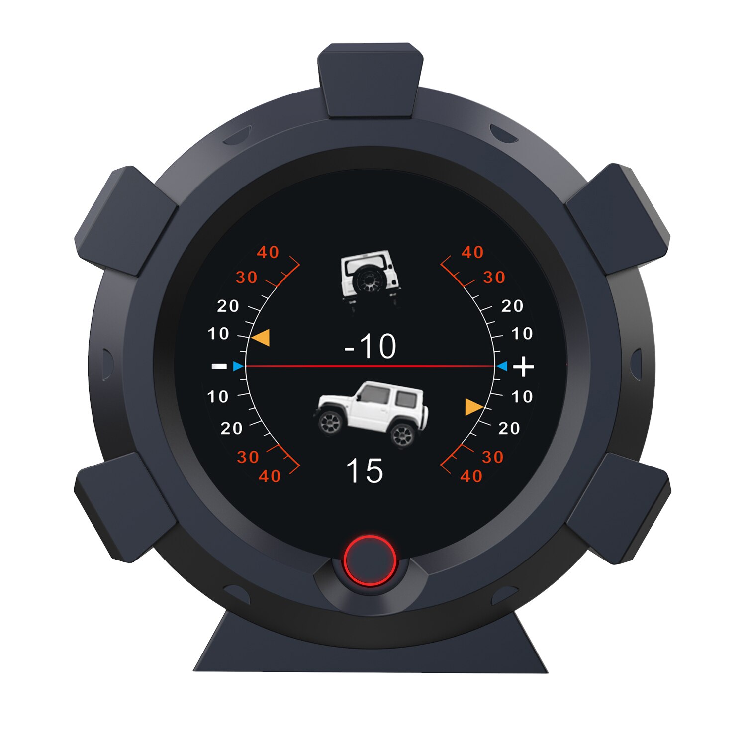 AUTOOL-inclinómetro Digital X95 GPS para coche, medidor de ángulo de pendiente de paso, accesorios todoterreno, medidor HUD multifuncional