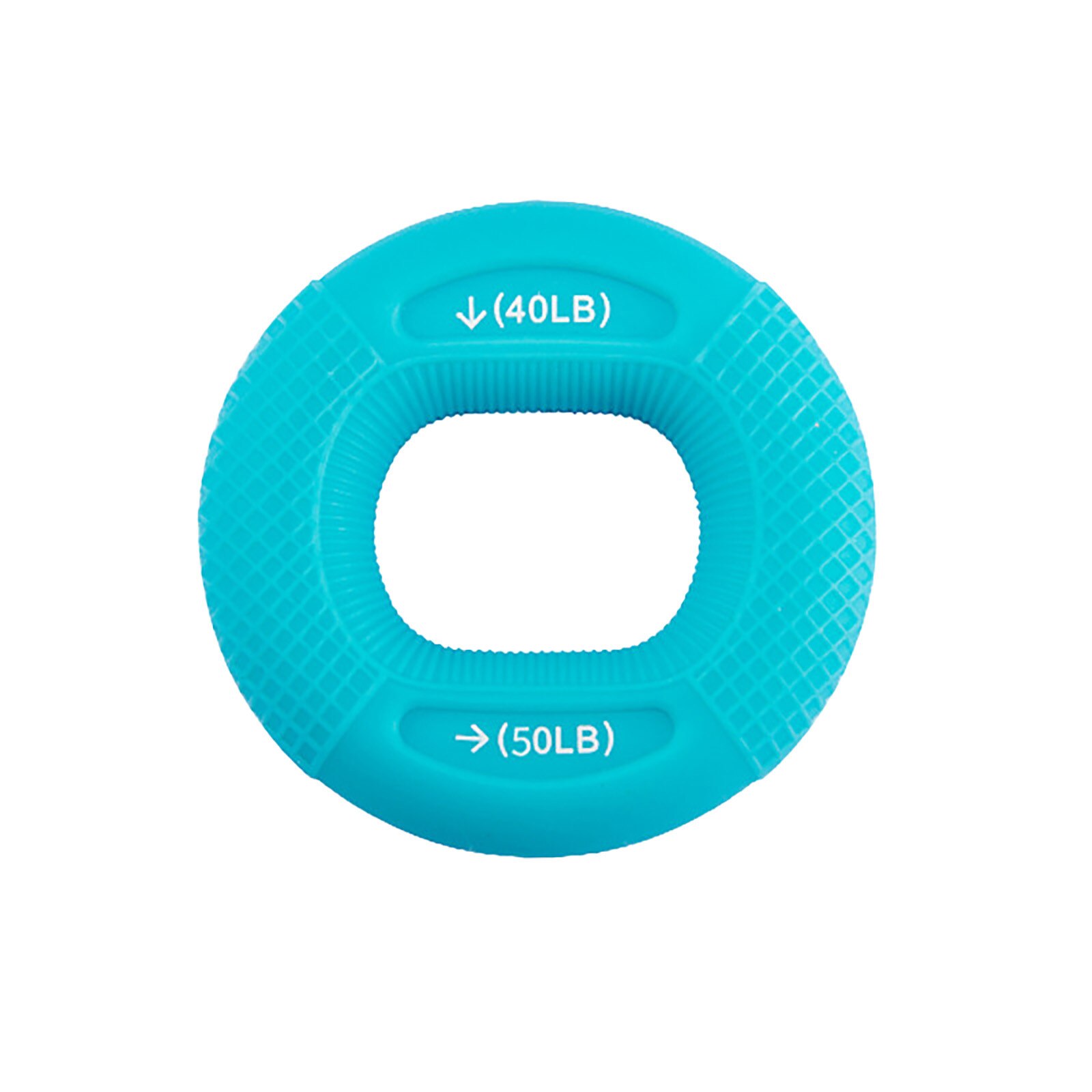 Silicone Adjustable Hand Grip 20-80LB Gripping Ring Finger Forearm Trainer Carpal Expander Muscle Workout Exercise Sport Fitness: Blue