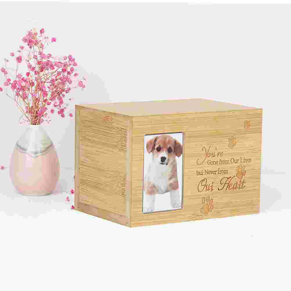 Pet Bone Ash Container Sturdy Pet Cinerary Box Cat Dog Bone Ash Urn Mini Pet Ash Casket