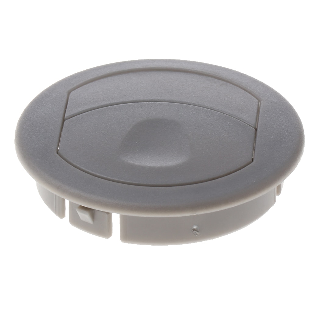 2Pieces 100mm Universal Side Roof Round Ceiling A/C Air Conditioning Air Vent Outlet Rotating Open Close for 4 to 4.25inch Pipes