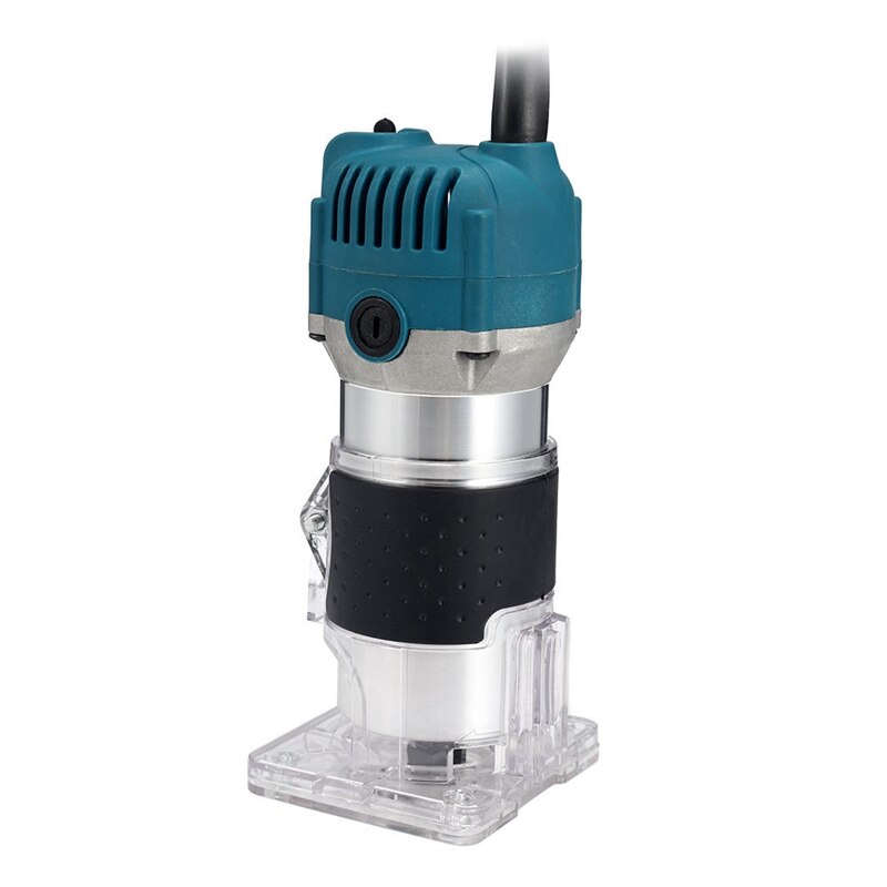 800W Woodworking Electric Trimmer Wood Milling Engraving Slotting Trimming Machine Carving Machine Router Wood