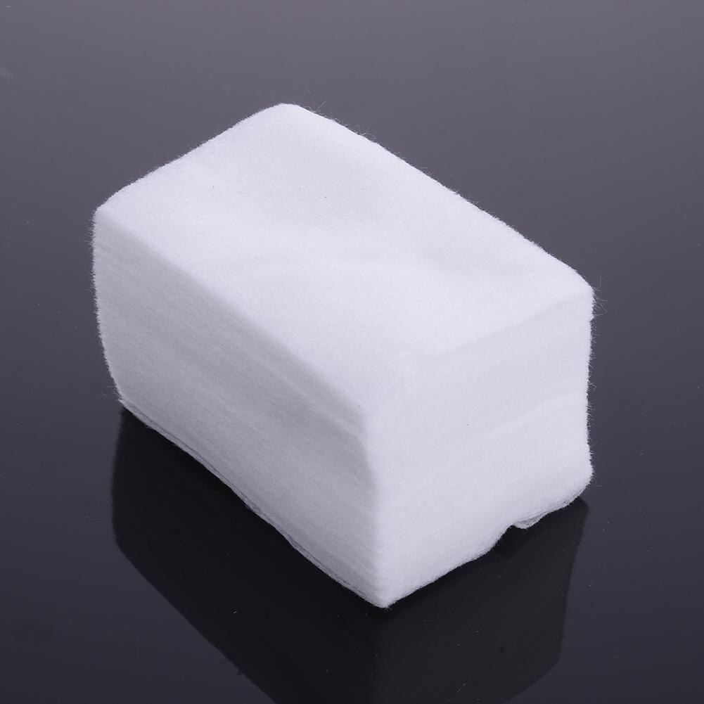 900 stuks / verpakking ontladingshanddoek wegwerp katoenen servetten voor nagels manicure tools polijsten gemakkelijk met opp verpakking