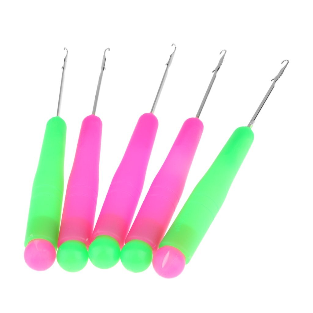 Hair Weaving Needle Crochet Hook For Braids Plastic Crochet Hair Needle Crochet Braid Latch Hook Needle