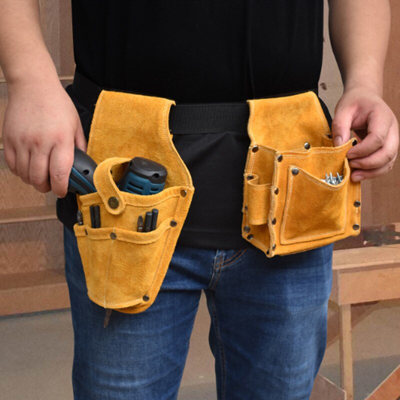 Screwdriver Pocket Rechargeable Electric Drill Kit Bag Electrician Portable Tool Bag Handbag