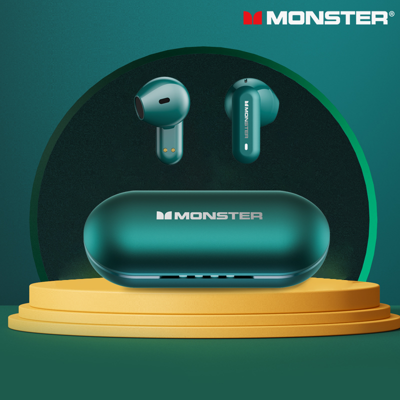 Monster airmars xkt25 hifi stereo lange ausdauer empfindliche mikrofon ohrhörer ipx5 kopfhörer drahtloses bluetooth v5.0 headset: Blau