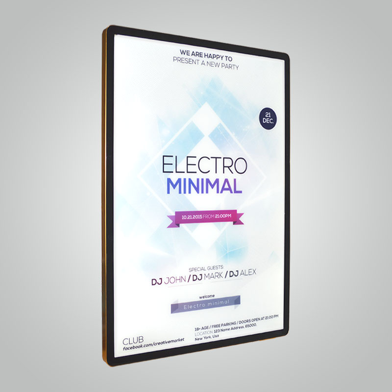 Menu board led light box sign box light led super thin light box